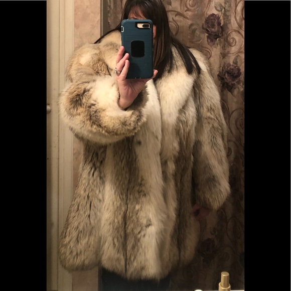 Chudiks Birmingham Jackets & Coats Chudiks Birmingham Fox Fur Coat